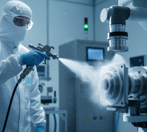 اعمال نانوپوشش روی سطح به روش اسپری کوتینگ